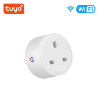 Умная розетка Tuya с поддержкой Wi-Fi, 20 А, с таймером