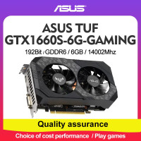 Asus высококачественный уникальный TUF GTX1660S -6G игровой GDDR6 192 бит игровой настольный компьютер видеокарта