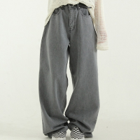 韓國代購21F/W oversize wide jean (unisex) 寬鬆風牛仔褲 男女