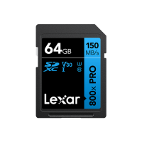 Карта памяти Lexar SD 800X Pro, 128 ГБ, 64 ГБ, 32 ГБ, класс 10, 3D, 4K, V30