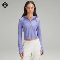 lululemon丨Define Mesh 女士運動連帽短款夾克 LW4BVZS