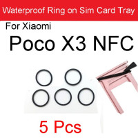 Резиновое уплотнительное кольцо-прокладка для SIM-карты для Xiaomi Mi Poco X3 NFC Poco X3 Pro, запасные части