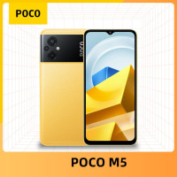 Смартфон Poco Глобальная&nbsp;версия&nbsp; POCO M5 поддерживает&nbsp;русский&nbsp;язык 4/64 ГБ, светло-желтый