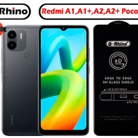 Защитное стекло G-Rhino для Xiaomi Redmi A1,A1+,A2,A2+ Poco C50 / Закаленная прозрачная защита 9H на экран для смартфона Ксиаоми Редми А1 А1+ А2 А2+ / Противоударная бронь на дисплей телефона Поко С50