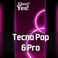 Защитное стекло для Tecno Pop 6 Pro / 6Pro / Pop6Pro / Текно (Техно) Поп 6 Про / Поп6Про