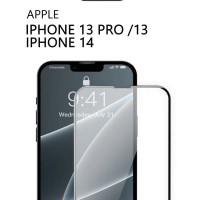 Защитное стекло для Apple iPhone 13 Pro, Apple iPhone 13 и Apple iPhone 14 с черной рамкой, СТЕКЛОВИЧ