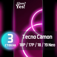 Защитное стекло для смартфона Tecno Camon 18P 17P 18 19 Neo на Текно Техно Камон 18п 17п 18 19 Нео