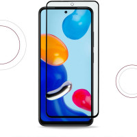 Защитное стекло для Xiaomi Redmi Note 10, 10S, Redmi Note 11, 11S 12S, Poco M4 Pro, Poco M5s полноэкранное с рамкой, с вырезом для камеры / Сяоми Редми Нот 10 10S 11 11S 12S Поко М4 Про М5s