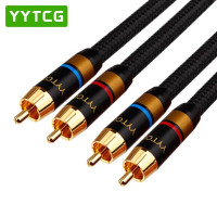 Кабель для подключения YYTCG 2RCA к 2RCA для усилителя DAC TV DVD
