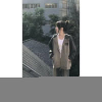 國潮牌美式hiphop開衫厚棉T女春秋連帽寬鬆薄款復古撞色插肩袖外套