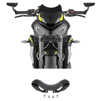 Ветрозащитный экран для мотоцикла Triumph Street Triple 765 RS765R 2020-2022 (черный)