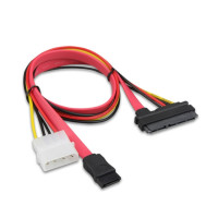 Комбинированный кабель SATA 15-pin и 7-pin 30 см 50 см