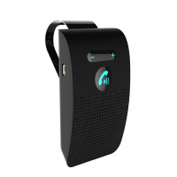 Автомобильный беспроводной Bluetooth V5.0 комплект громкой связи Bluetooth для автомобиля беспроводной динамик Bluetooth для телефона с солнцезащитным козырьком и зажимом для динамика телефона U1JF