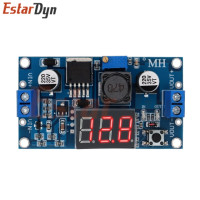 Регулируемый понижающий модуль LM2596 с постоянным и постоянным током, 3 А, 4,0 ~ 40 В до 1,25-37 в, Регулируемый регулятор светодиодный светодиодным вольтметром