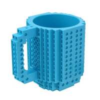 Кружка 350 мл, чашка для строительных блоков LEGO, Кружка со встроенным кирпичным рисунком, держатель для воды, подарок