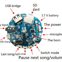 Многофункциональный Bluetooth-приемник 3,7-5 В, Плата усилителя звука, MP3 декодер, плата Bluetooth-колонки, Плата усилителя звука