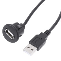 1m PC Автомобильный приборной панели с креплением USB 2.0 Φ кабель