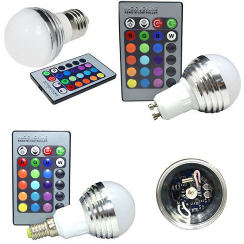 E27 RGB LED Bulb 10