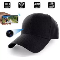 Беспроводная мини-камера 1080P 4K HD P2P с Wi-Fi, бейсбольная кепка, спортивная уличная камера для велосипедной езды, портативная камера, цифровая видеокамера 2023