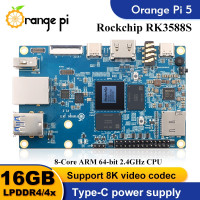 Плата для компьютера Orange Pi 5, 16 ГБ ОЗУ, RK3588S