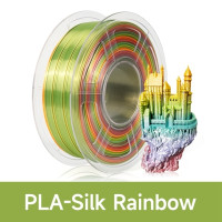 Нить для 3D-принтера KINGROON PLA PETG TPU PLA + Silk Rainbow, 1 кг, 1,75 мм, улучшенная печать, пластик для FDM 3dprinter, Россия, Shippin