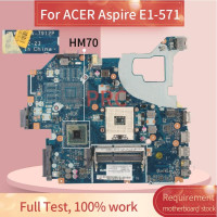 Для ACER Aspire V3-571 E1-571 материнская плата для ноутбука SJTNV HM70 DDR3 с поддержкой материнской платы CelornLaptop