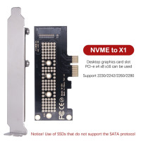 M.2 SSD к PCI-E 1x4x16x NVME NGFF sata3.0 адаптер для жесткого диска с кронштейном