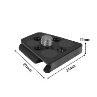 Быстросъемная Монтажная пластина плата Arca Swiss зажим V порт Универсальный DSLR камера карданный быстросъемный штатив