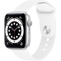 Силиконовый ремешок для Apple Watch 38 мм/40/41 mm, размер SM series 1 2 3 4 5 6 7 8 /SE/SE 2022 (для эпл вотч), белый, Cavolo