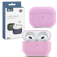 Силиконовый Чехол для Air Pods 3, чехол для беспроводных наушников AP-04 ISA, violet