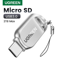 Устройство для чтения карт UGREEN, адаптер для чтения карт памяти Micro SD/TF/OTG, для ноутбуков, ПК, планшетов, телефонов, Windows, MacOS, USB 3,0