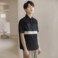 polo衫男士翻領短袖T恤2023新款夏季高端痞帥商務休閒T恤男裝潮T