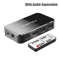 Переходник-концентратор, 4 HDMI/1 HDMI, С выходом на 3,5 мм jack, SPDIF, ARC, для HDTV, PS4, вывод аудиосигнала