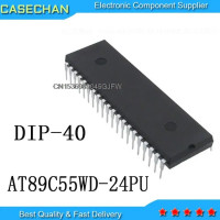 10 шт. Новый и оригинальный AT89C55WD 24PU DIP-40 AT89C55WD-24PU