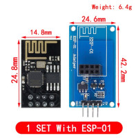 Модуль беспроводного последовательного адаптера Wi-Fi ESP8266 ESP-01, 3,3 В, 5 В, выключатель адаптеры PCB, совместимый с arduino