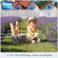 Ctronics Real 4K 8MP IP-камера 3840x2160P UHD