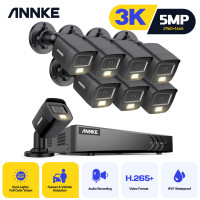 Система видеонаблюдения ANNKE, 8 каналов, 5 Мп, с микрофоном