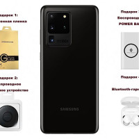 Смартфон Samsung S20 Ultra (SM-G988U 1SIM+eSIM) Американская версия, Может быть 100% русифицирован 12/128 ГБ, черный