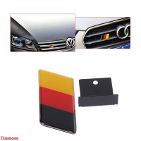 Значок-эмблема для Volkswagen Golf Polo, Audi, 1 шт., с германским флагом наклейка для передней решетки радиатора