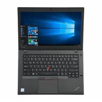 14.1" Ноутбук Lenovo ThinkPad T460, Intel Core i5-6200U (2.30 ГГц), RAM 8 ГБ, HDD 512 ГБ, Windows Pro, Platinum Grey, Английская клавиатура