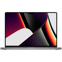 16" Ноутбук Apple MacBook Pro, Apple M1 Pro, RAM 16 ГБ, SSD 512 ГБ, Apple M1 Pro, macOS, (MK183RU/A), Space Gray, Российская клавиатура