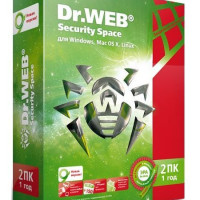 Программное Обеспечение DR.Web Security Space КЗ 2 ПК/1 год (BHW-B-12M-2-A3)