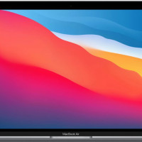 13.3" Ноутбук Apple MacBook Air 13, Apple M1 (8C CPU, 7C GPU), RAM 8 ГБ, SSD, Apple M1, macOS, (MGN63), Space Gray, Российская клавиатура