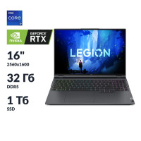16" Игровой ноутбук Lenovo Legion 5 Pro Gen 7, Intel Core i9-12900H (2.5 Ггц), RAM 32 ГБ, SSD 1024 ГБ, NVIDIA GeForce RTX 3070 Ti (8 Гб), Без системы, (82RF00H9RK), серый, Российская клавиатура