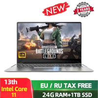 15.6" Игровой ноутбук Hror T03-13LP, Intel Celeron N5095 (2.0 ГГц), RAM 24 ГБ, SSD, Intel UHD Graphics 610, Windows Pro, (Подходит для студентов, онлайн-обучения и ежедневных развлечений), Серебро, Российская клавиатура