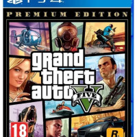 Игра Grand Theft Auto V (GTA 5) Premium Edition (PS4, Русские субтитры) (PlayStation 4, Русские субтитры)