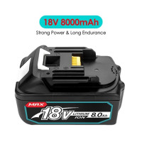 Внешний аккумулятор Makita 6 Ач 8 Ач для аккумуляторной дрели BL1890 BL1860 BL1850 BL1840 BL1830