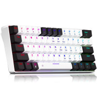 Игровая клавиатура проводная DAREU EK861S, Английская клавиатура, белый