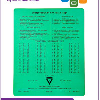 Коврик для мыши CBR CMP 024 "Таблица умножения", M, зеркальный