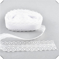 10 ярдов, африканская кружевная ткань, белый кружево, лента, тесьма, Ширина 28 мм, «сделай сам», французская кружевная ткань с вышивкой, сетчатый шнур для цветочных аксессуаров